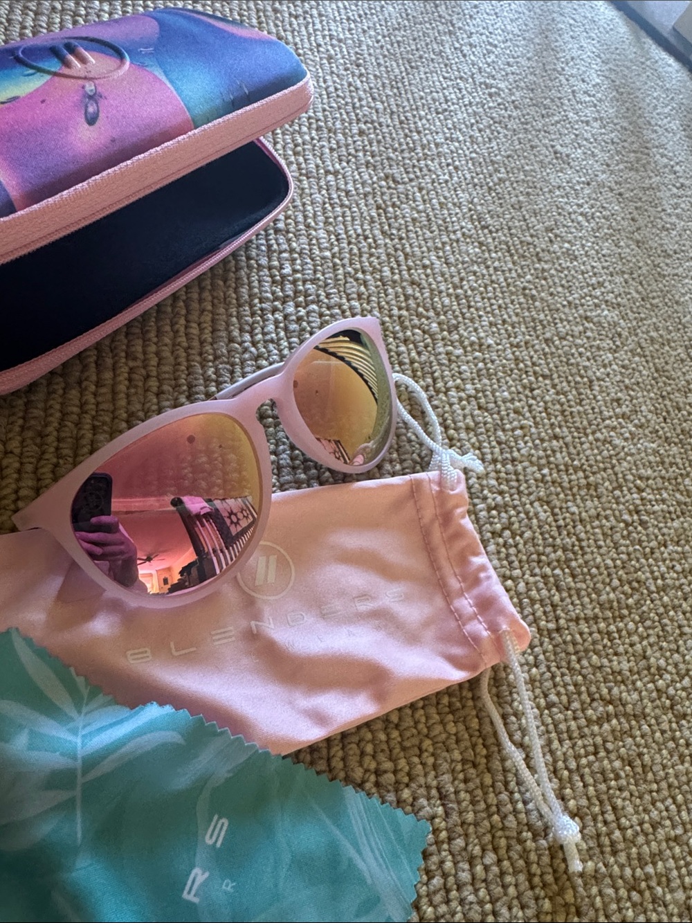 Blenders Guava Pink Sunglasses